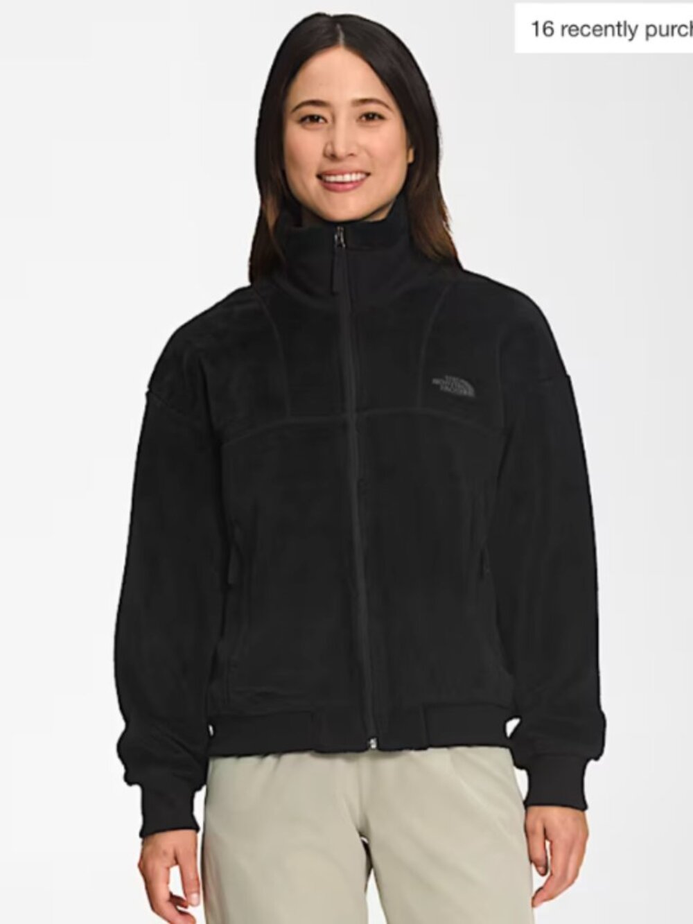 The North Face Women’s Osito Lux Jacket- Black- NWT